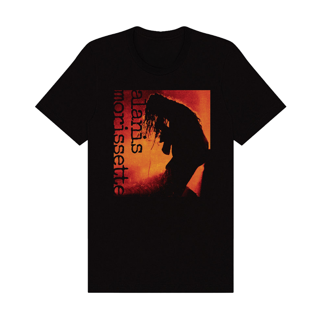Alanis Orange Silhouette Black T-Shirt