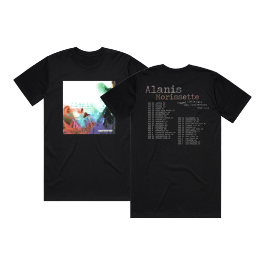 Jagged Little Pill 25th Anniversary Black Tour Tee