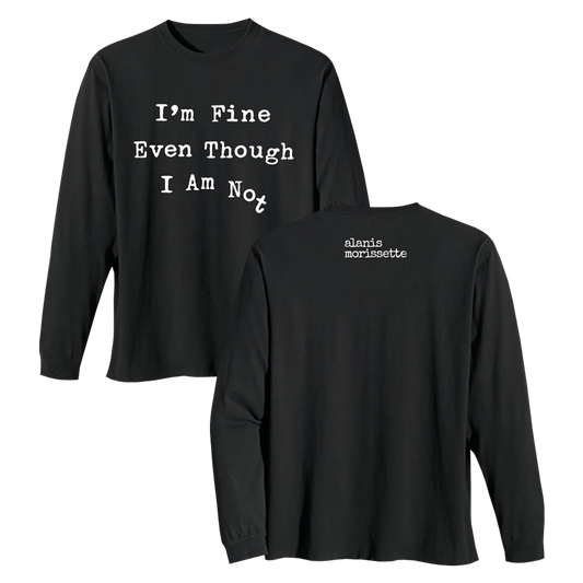 Not Fine Typewriter Longsleeve